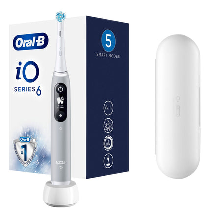 Oral-B iO Series 6 Ultimate Clean Electric Toothbrush, Grey – view 4