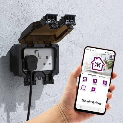 Knightsbridge Smart Outdoor Socket - 2 pack – view 2