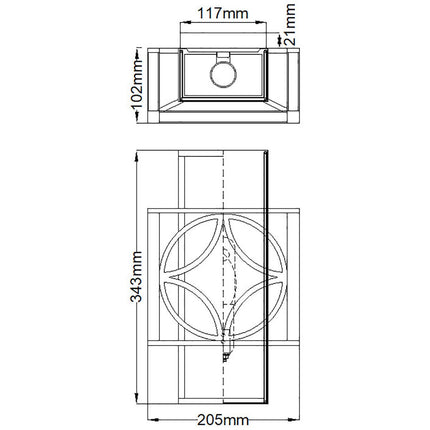 Feiss Remy 1 Light Wall Light – view 2