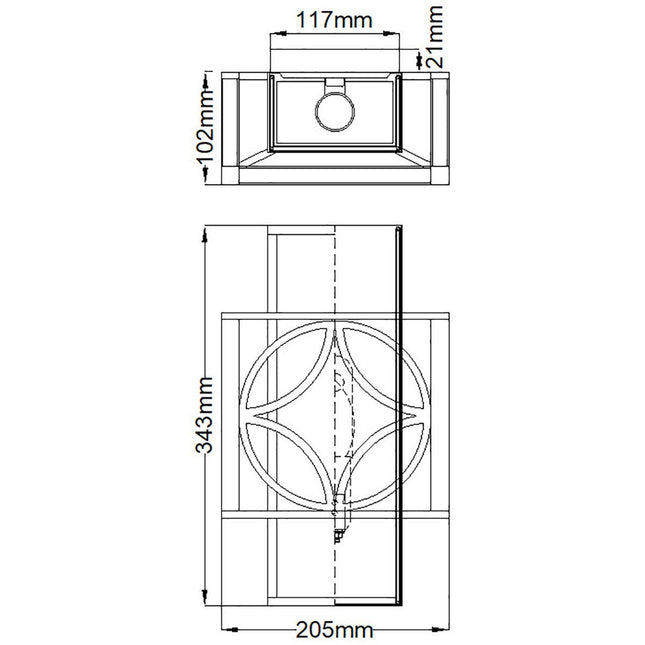 Feiss Remy 1 Light Wall Light – view 2