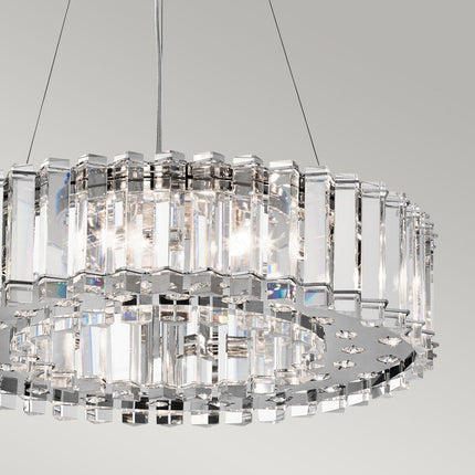 Kichler Crystal Skye 8 Light Chandelier 53 cm – view 3