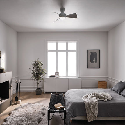 Kichler Sola 3 Blade (86cm) Indoor Ceiling Fan with AC Motor and Remote Control in 2 Colours – view 2